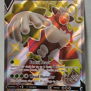 Rillaboom GX Holographic Pokémon Trading Card